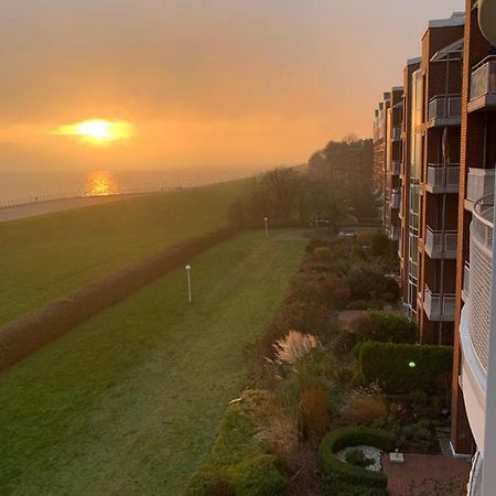 ווילהלמסהאבן Studio Mit Meerblick Und Grosser Loggia - Direktzugang Zur Nordsee מראה חיצוני תמונה
