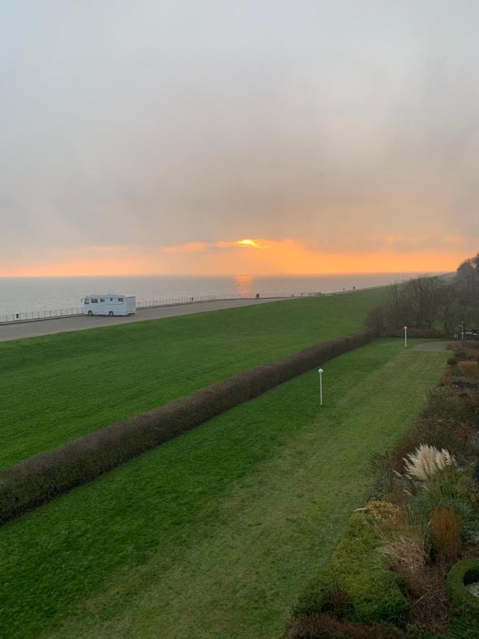 ווילהלמסהאבן Studio Mit Meerblick Und Grosser Loggia - Direktzugang Zur Nordsee מראה חיצוני תמונה