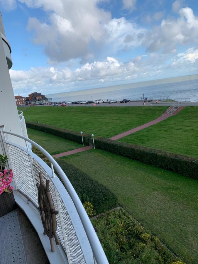 ווילהלמסהאבן Studio Mit Meerblick Und Grosser Loggia - Direktzugang Zur Nordsee מראה חיצוני תמונה