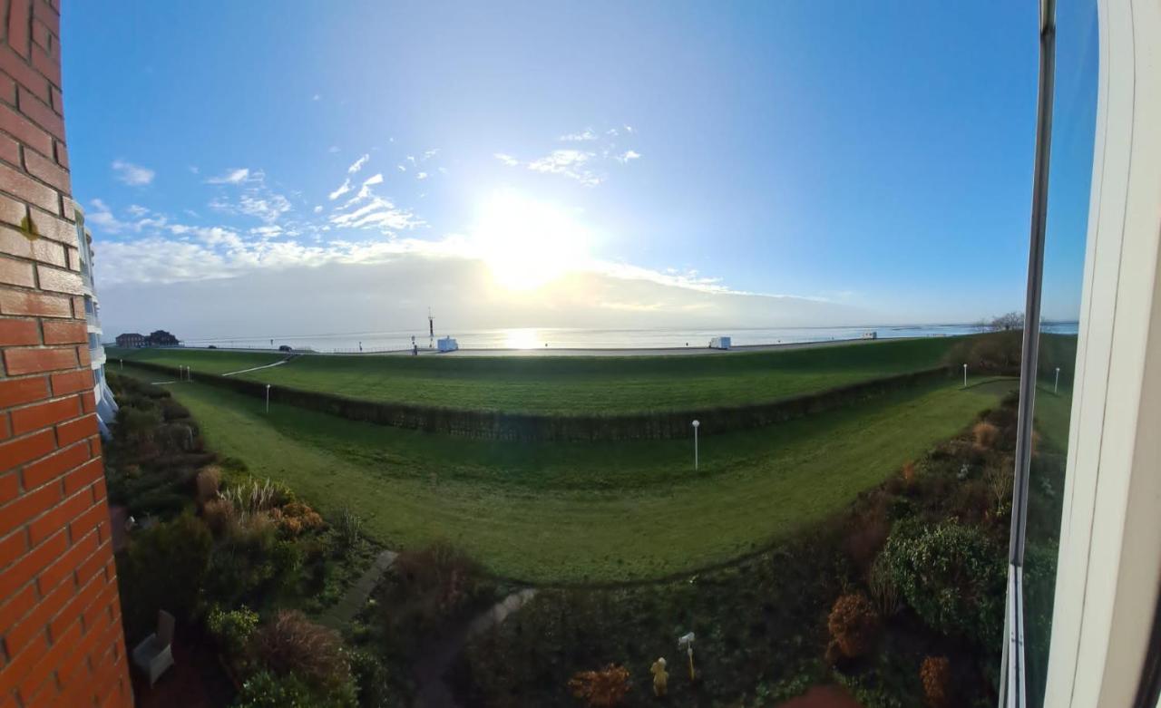 ווילהלמסהאבן Studio Mit Meerblick Und Grosser Loggia - Direktzugang Zur Nordsee מראה חיצוני תמונה