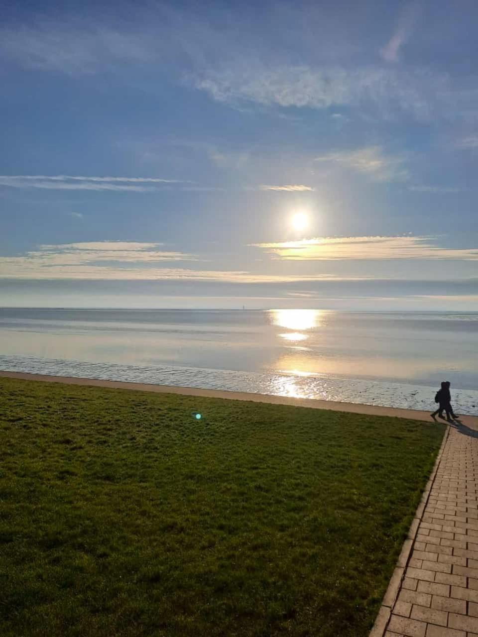 ווילהלמסהאבן Studio Mit Meerblick Und Grosser Loggia - Direktzugang Zur Nordsee מראה חיצוני תמונה